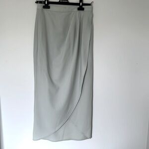 Vintage Cerutti 1881 Ice Blue Tulip Skirt, Size 4